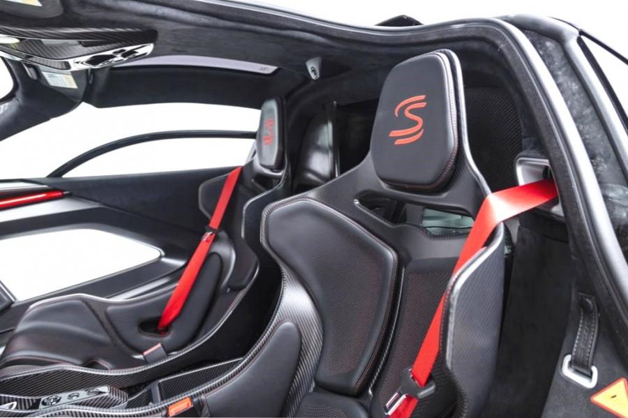 Интерьер McLaren MSO Senna Bespoke Diamond Black 2019 года  (фото 28 из 37)
